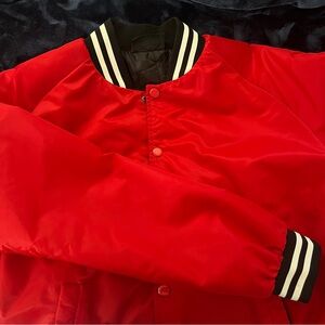 Red Bomber Jacket